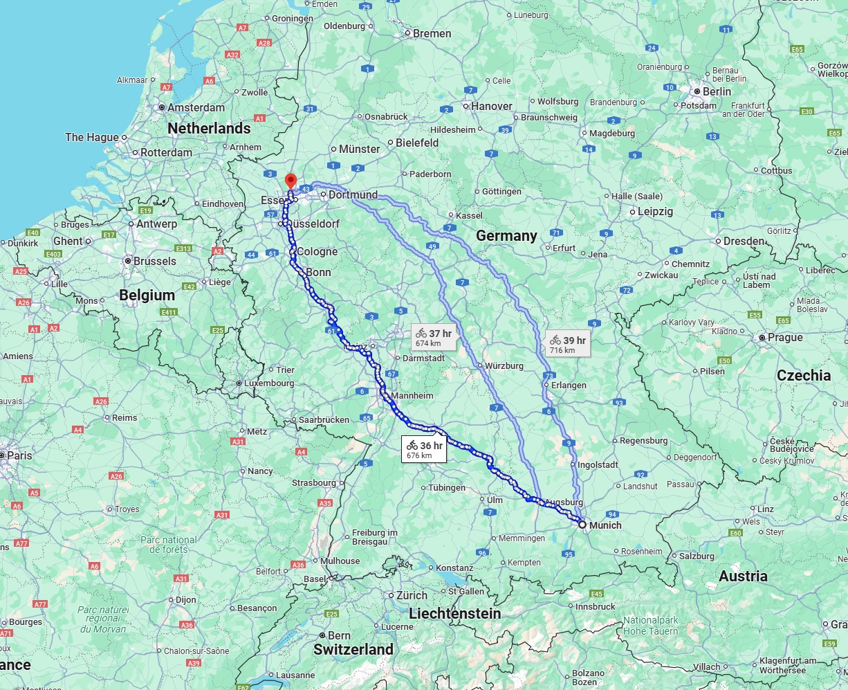 Anreise von München Zu Bottrop Über 