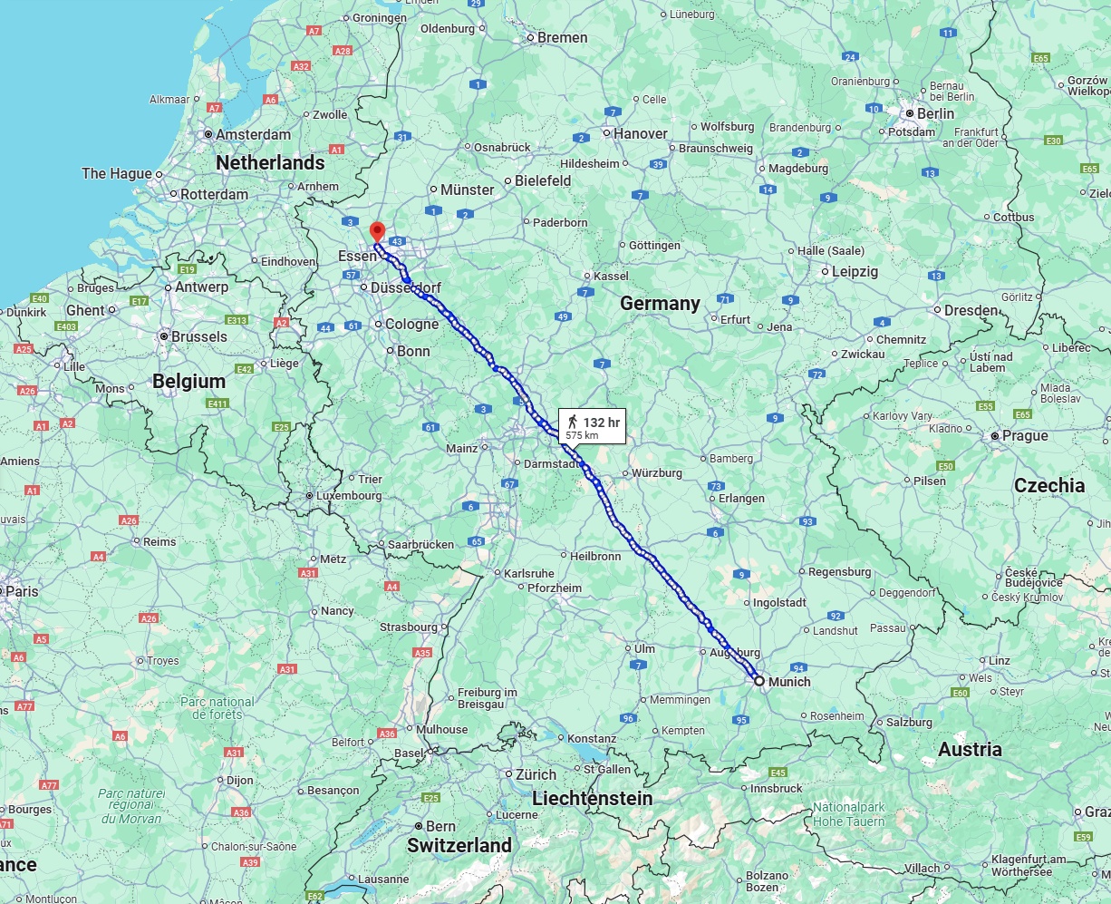 Anreise von München Zu Bottrop Über 