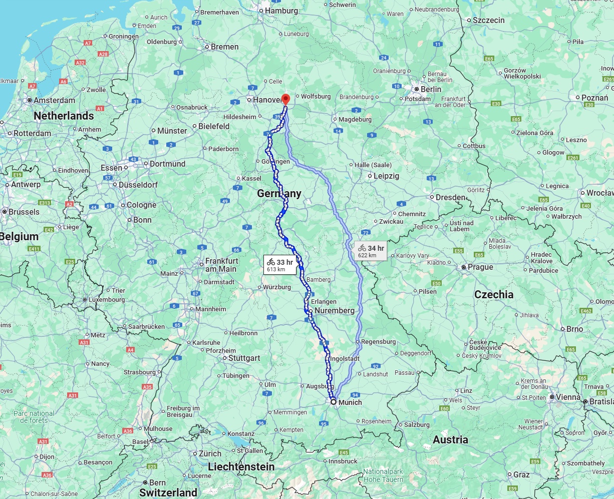 Anreise von München Zu Braunschweig Über 