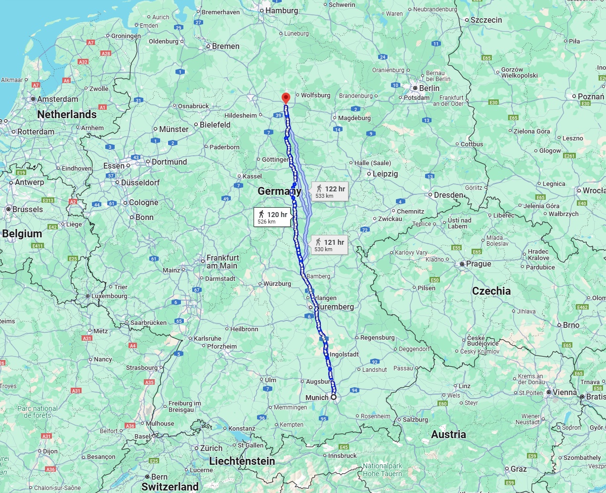 Anreise von München Zu Braunschweig Über 