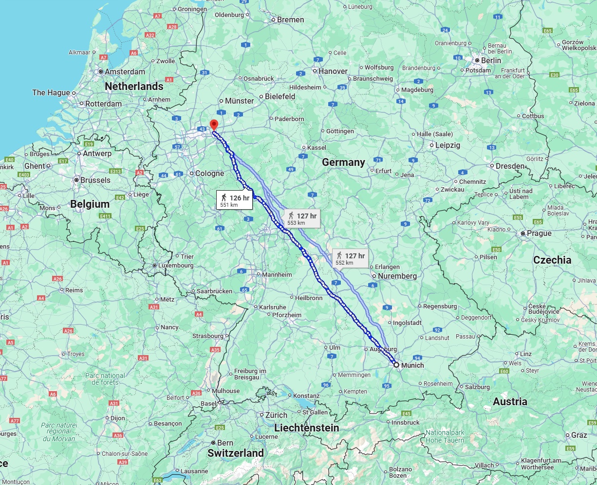Anreise von München Zu Dortmund Über 