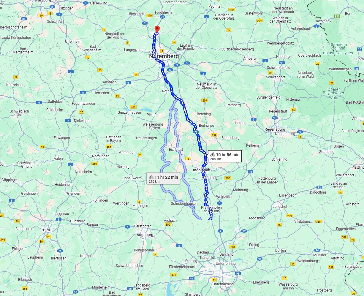 Anreise von München Zu Erlangen Über 
