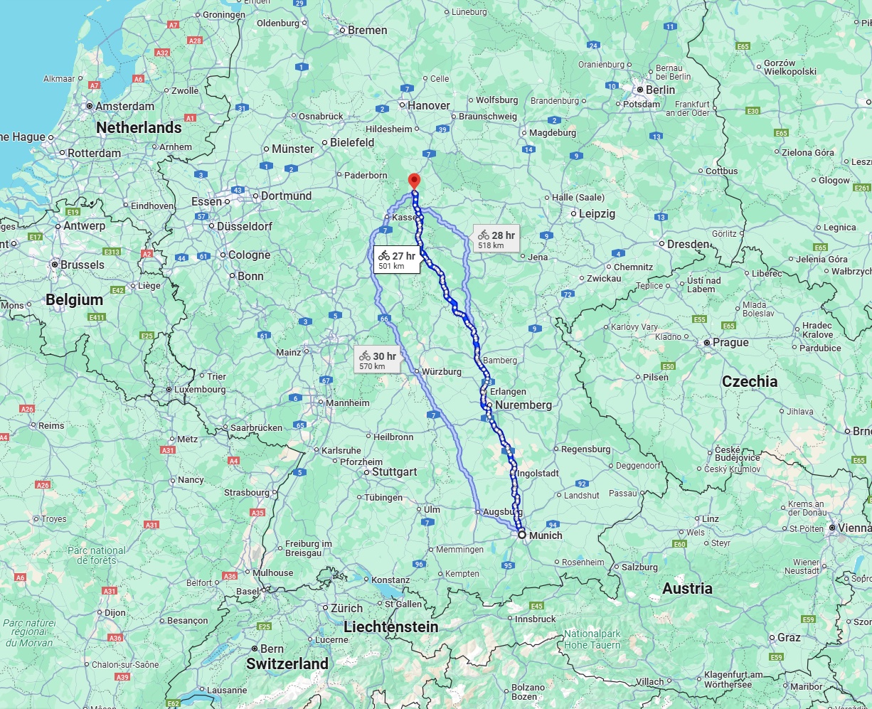 Anreise von München Zu Göttingen Über 