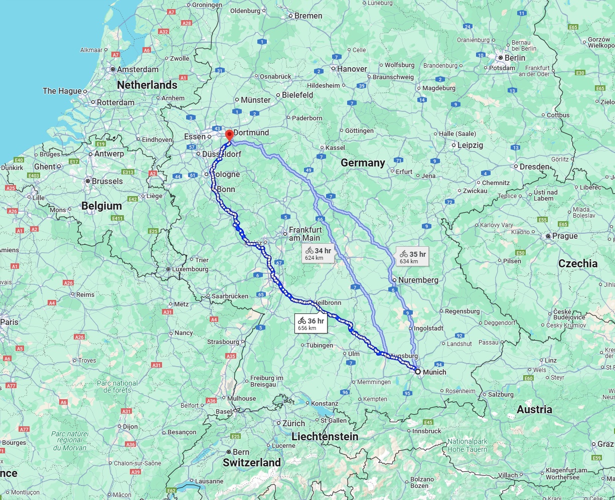 Anreise von München Zu Hagen Über 
