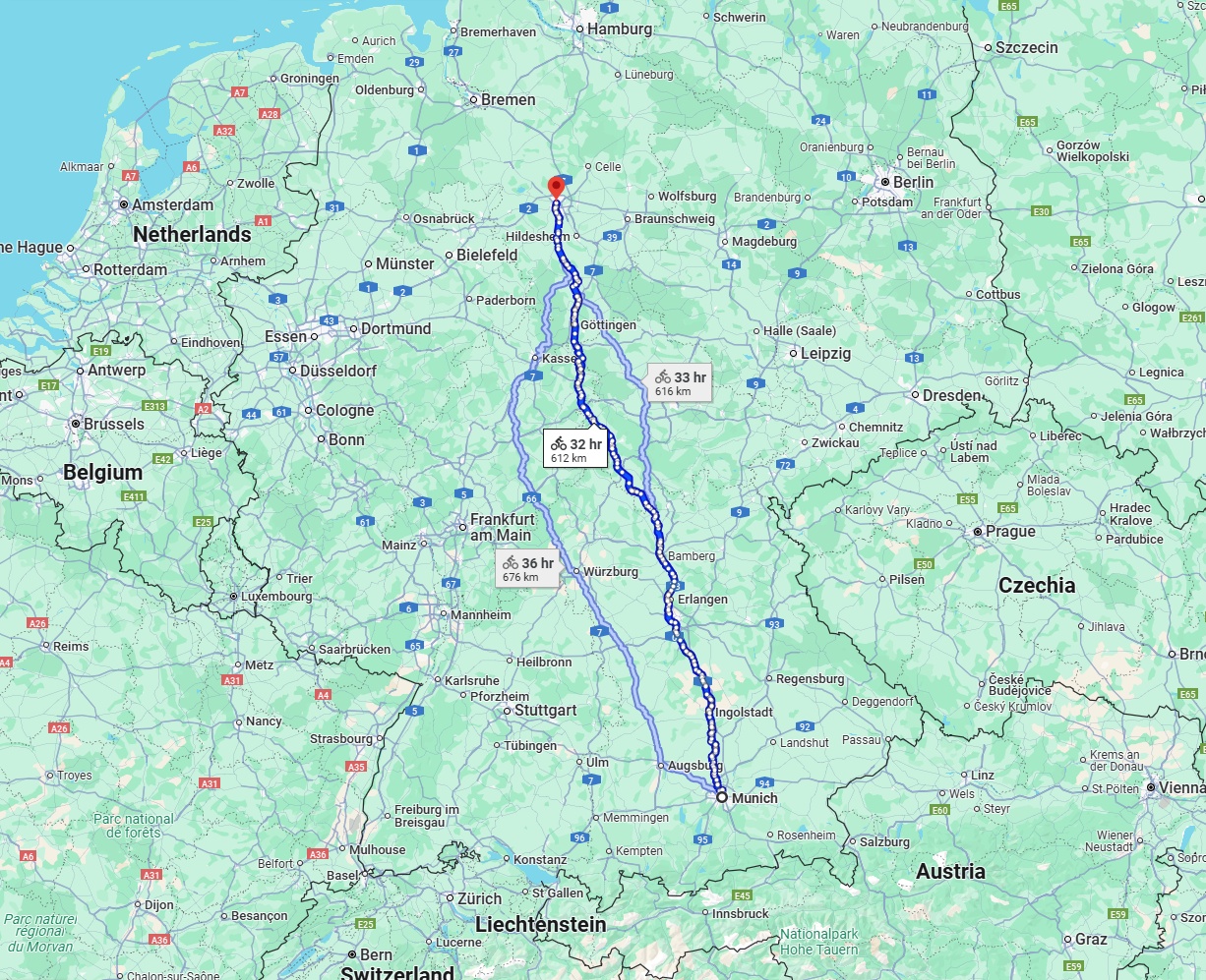 Anreise von München Zu Hannover Über 