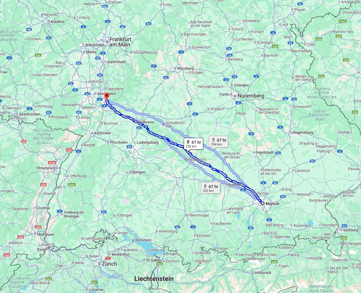 Anreise von München Zu Heidelberg Über 