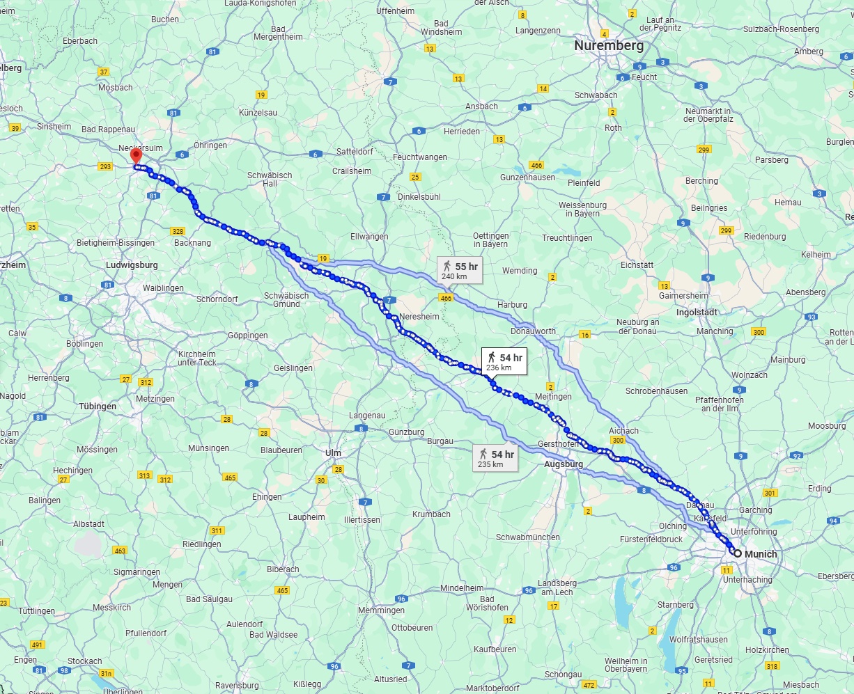 Anreise von München Zu Heilbronn Über 