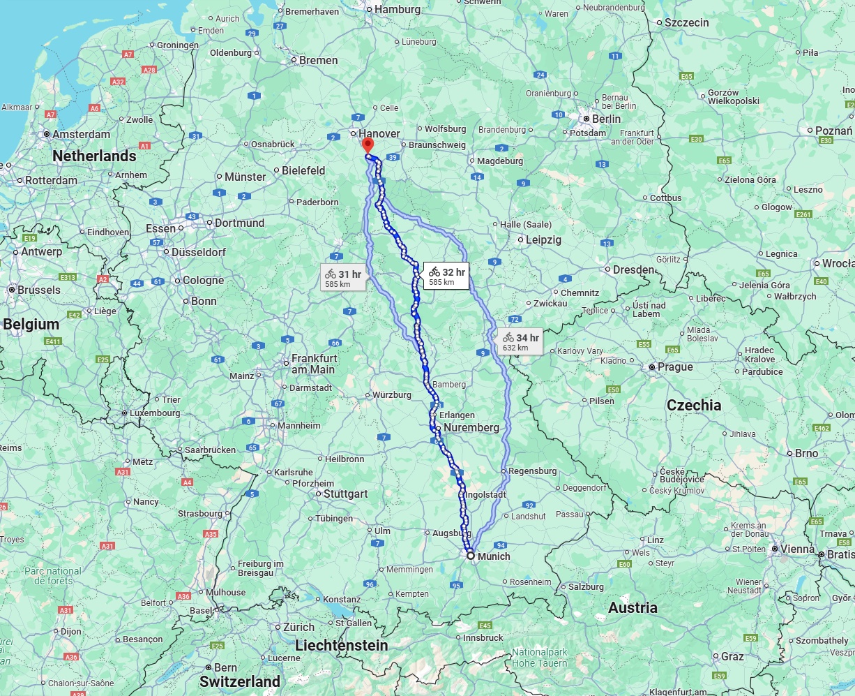 Anreise von München Zu Hildesheim Über 