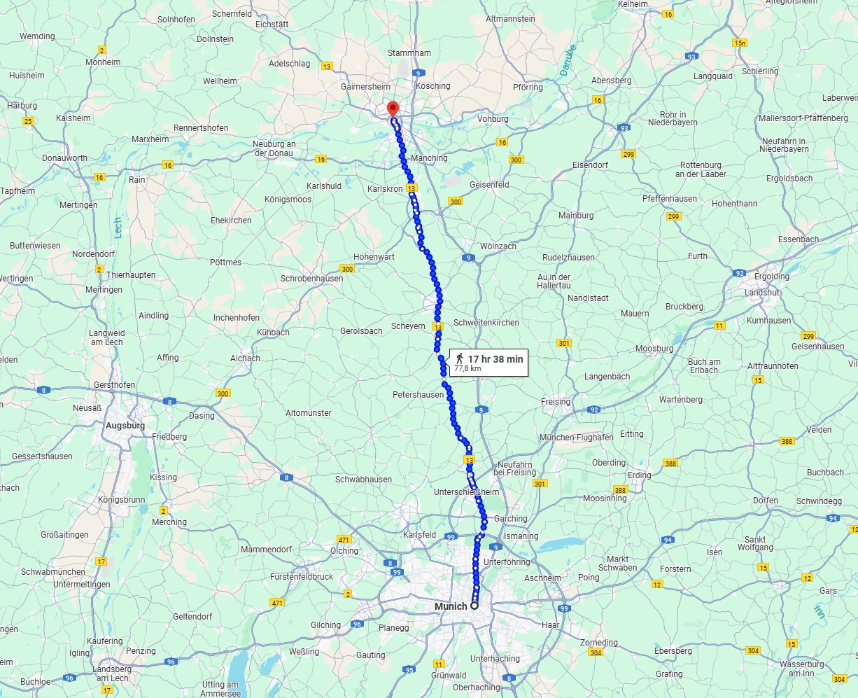 Anreise von München Zu Ingolstadt Über 