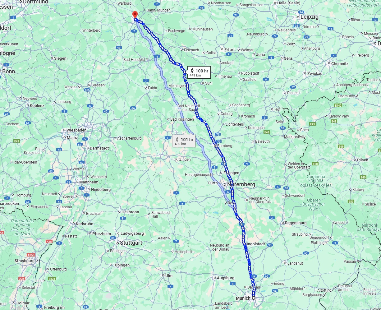 Anreise von München Zu Kassel Über 