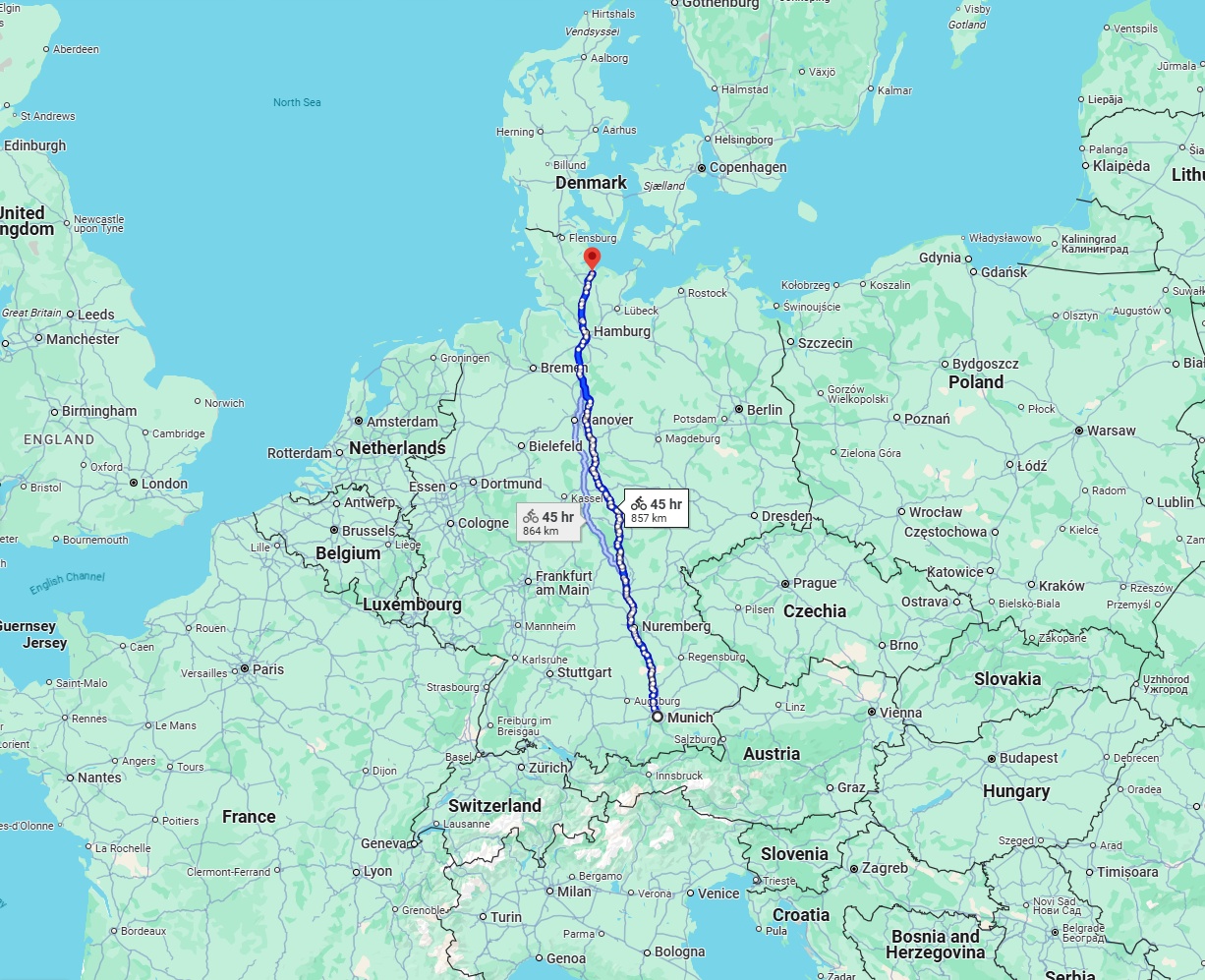 Anreise von München Zu Kiel Über 