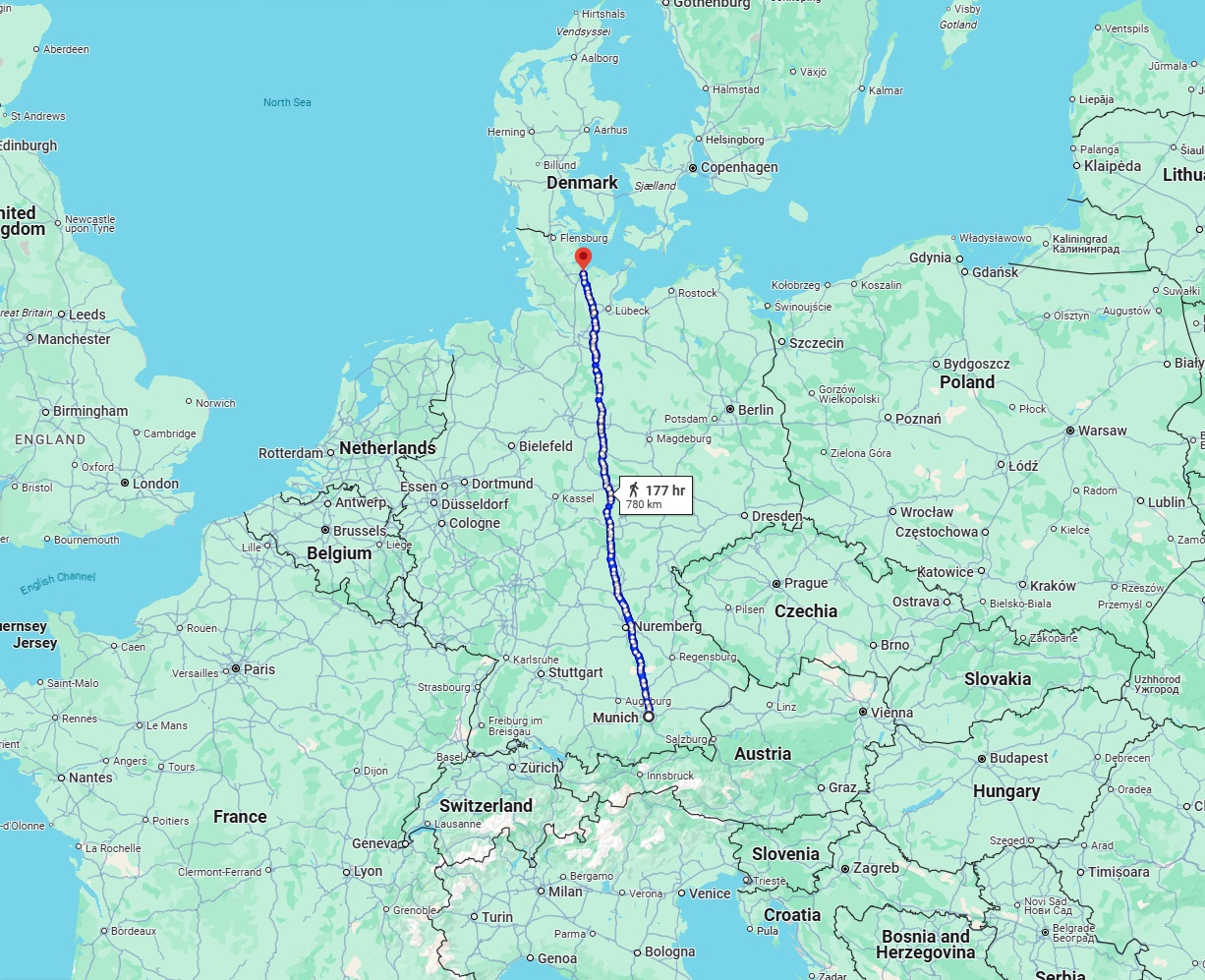 Anreise von München Zu Kiel Über 