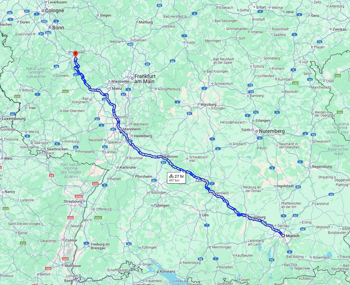 Anreise von München Zu Koblenz Über 