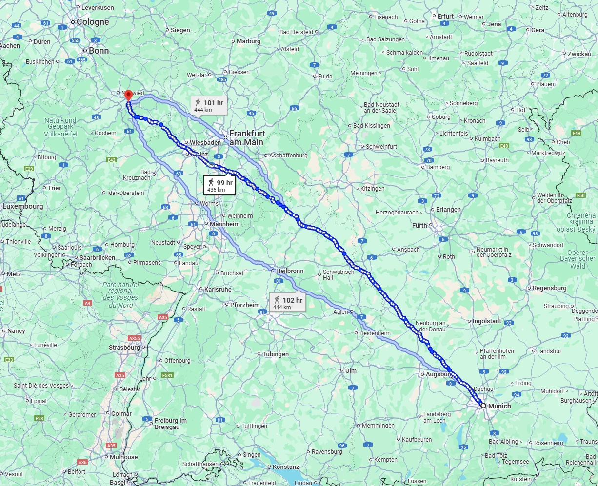 Anreise von München Zu Koblenz Über 
