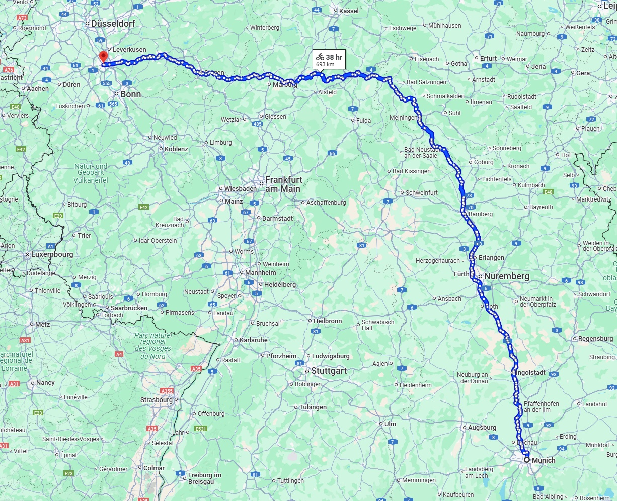 Anreise von München Zu Köln Über 