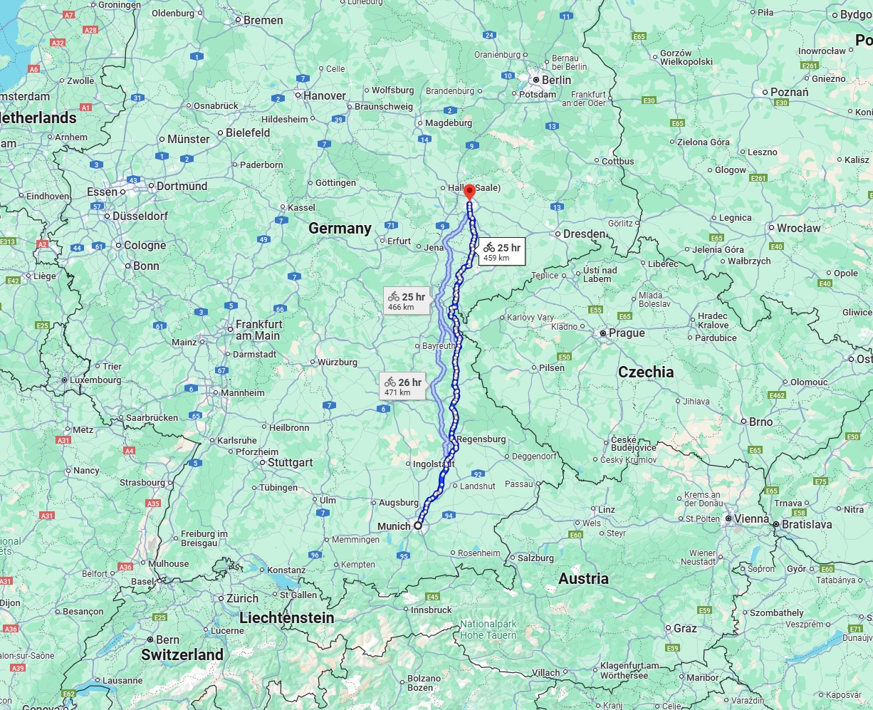 Anreise von München Zu Leipzig Über 