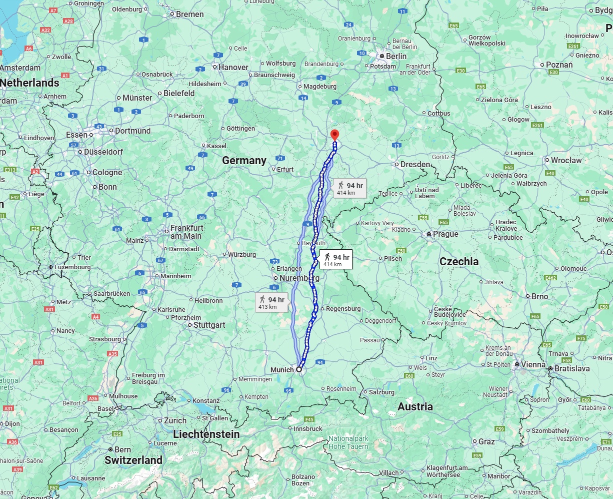 Anreise von München Zu Leipzig Über 