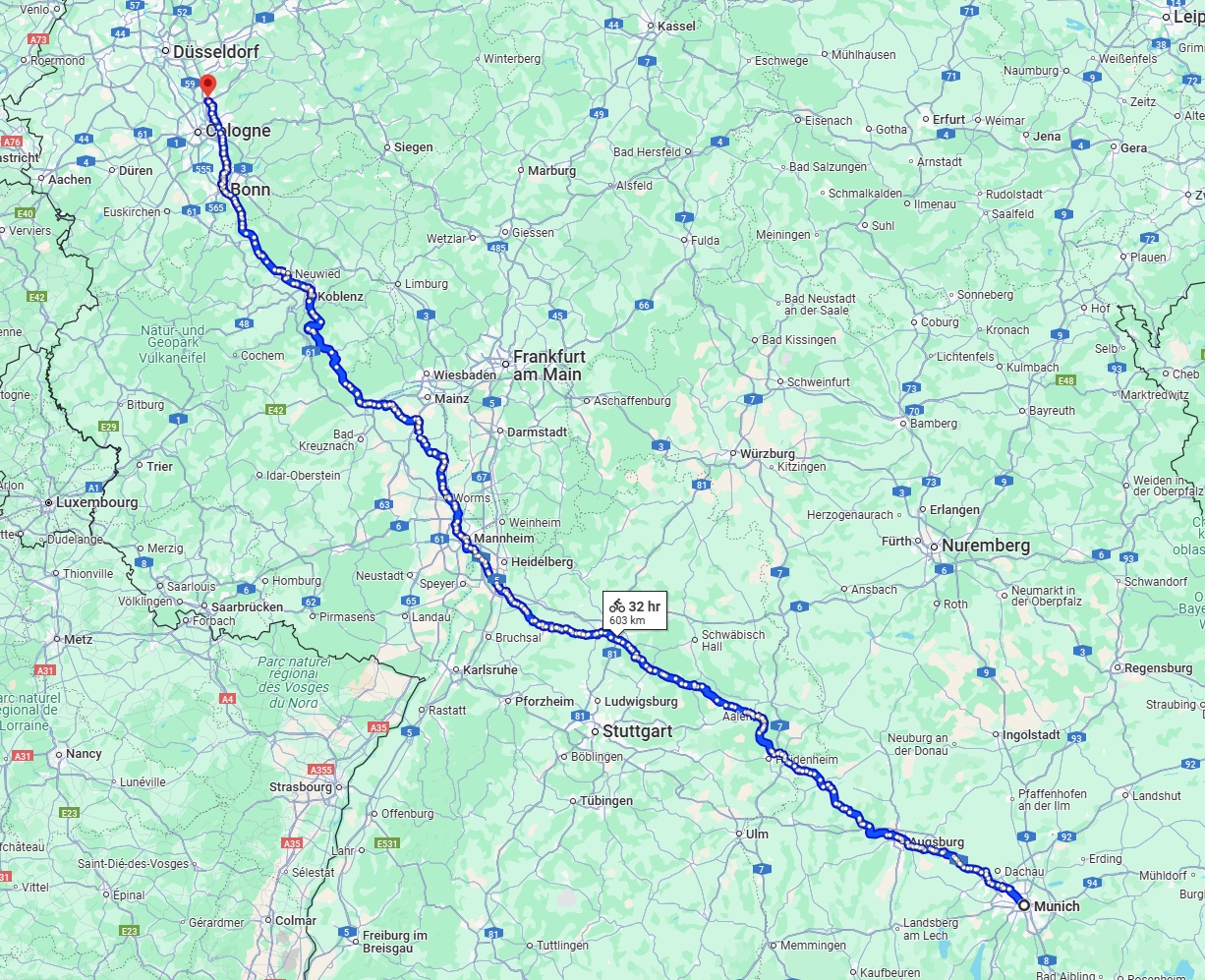 Anreise von München Zu Leverkusen Über 