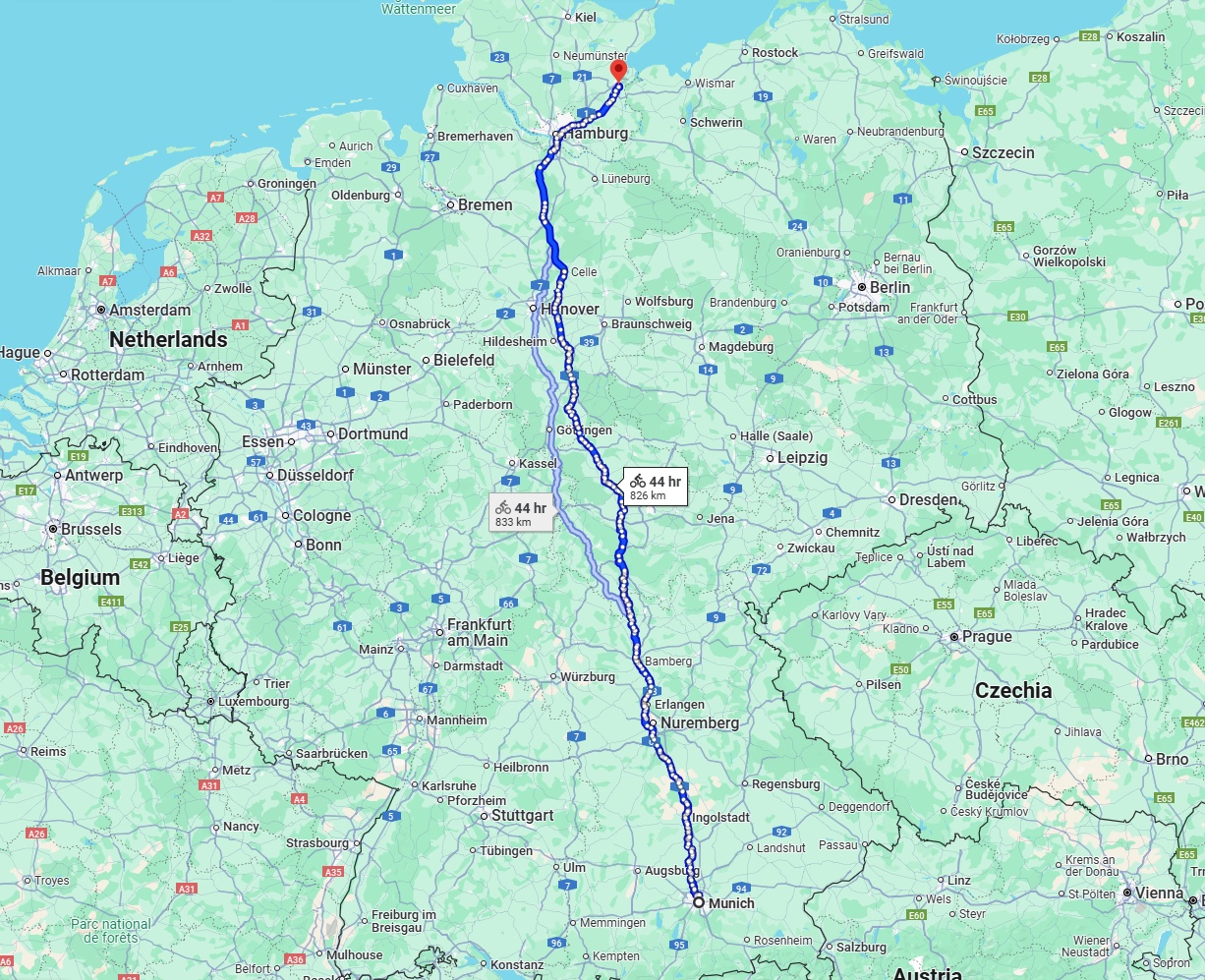Anreise von München Zu Lübeck Über 