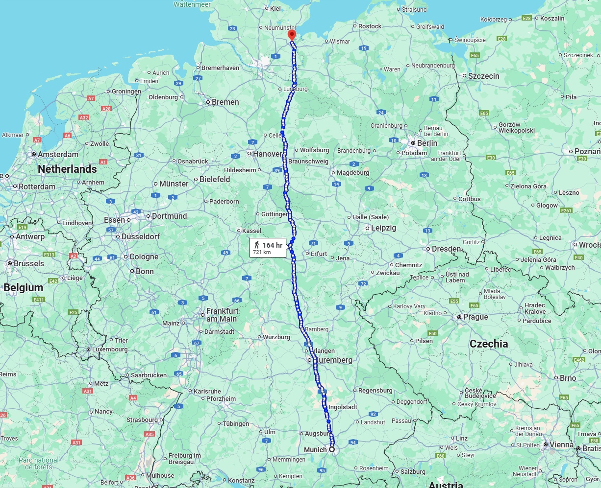 Anreise von München Zu Lübeck Über 
