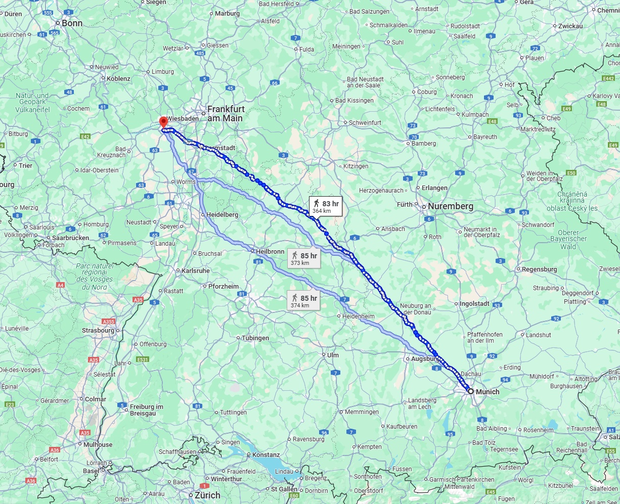 Anreise von München Zu Mainz Über 