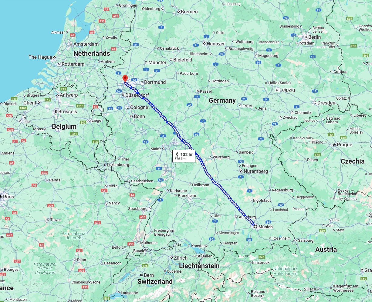 Anreise von München Zu Oberhausen Über 