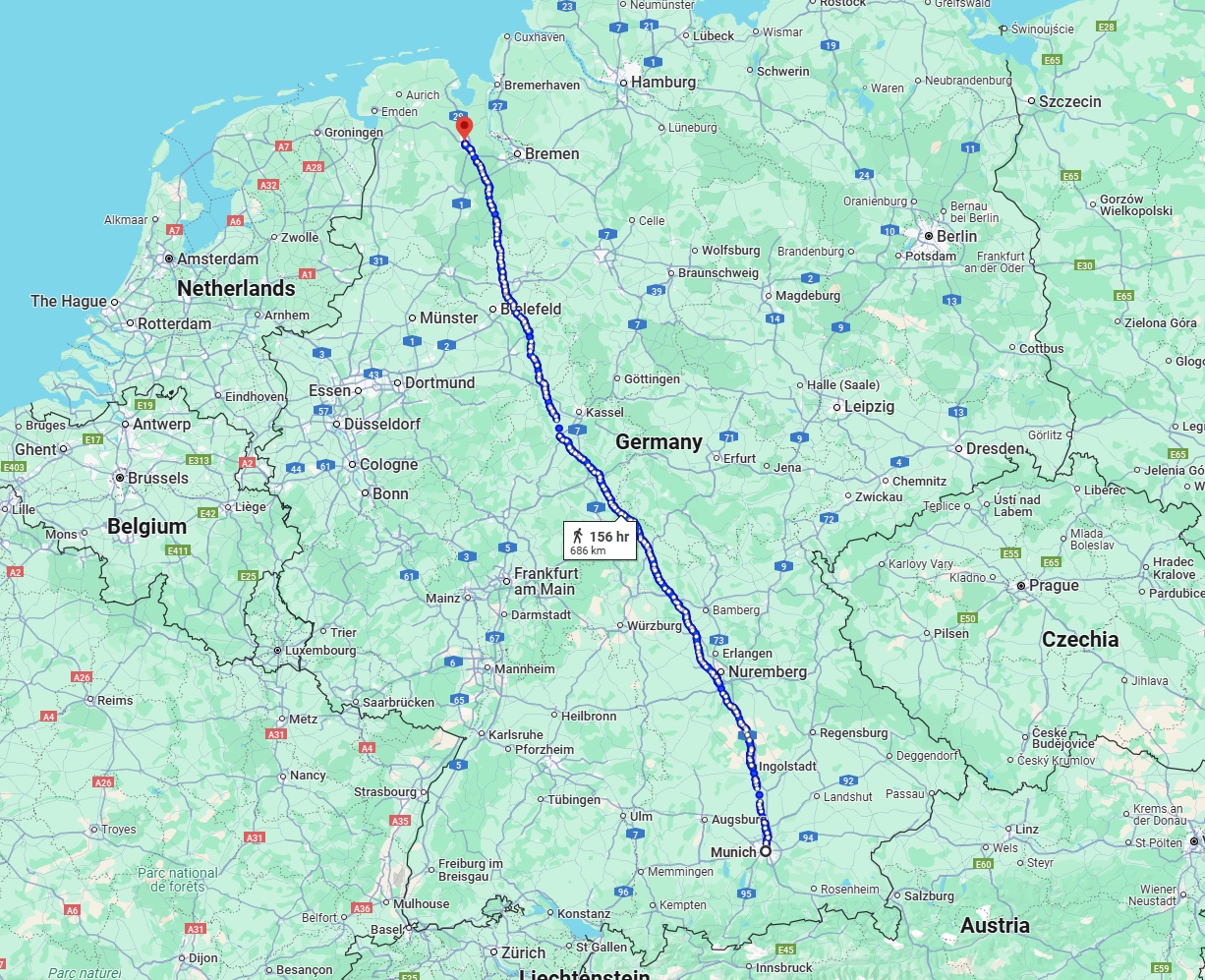 Anreise von München Zu Oldenburg Über 