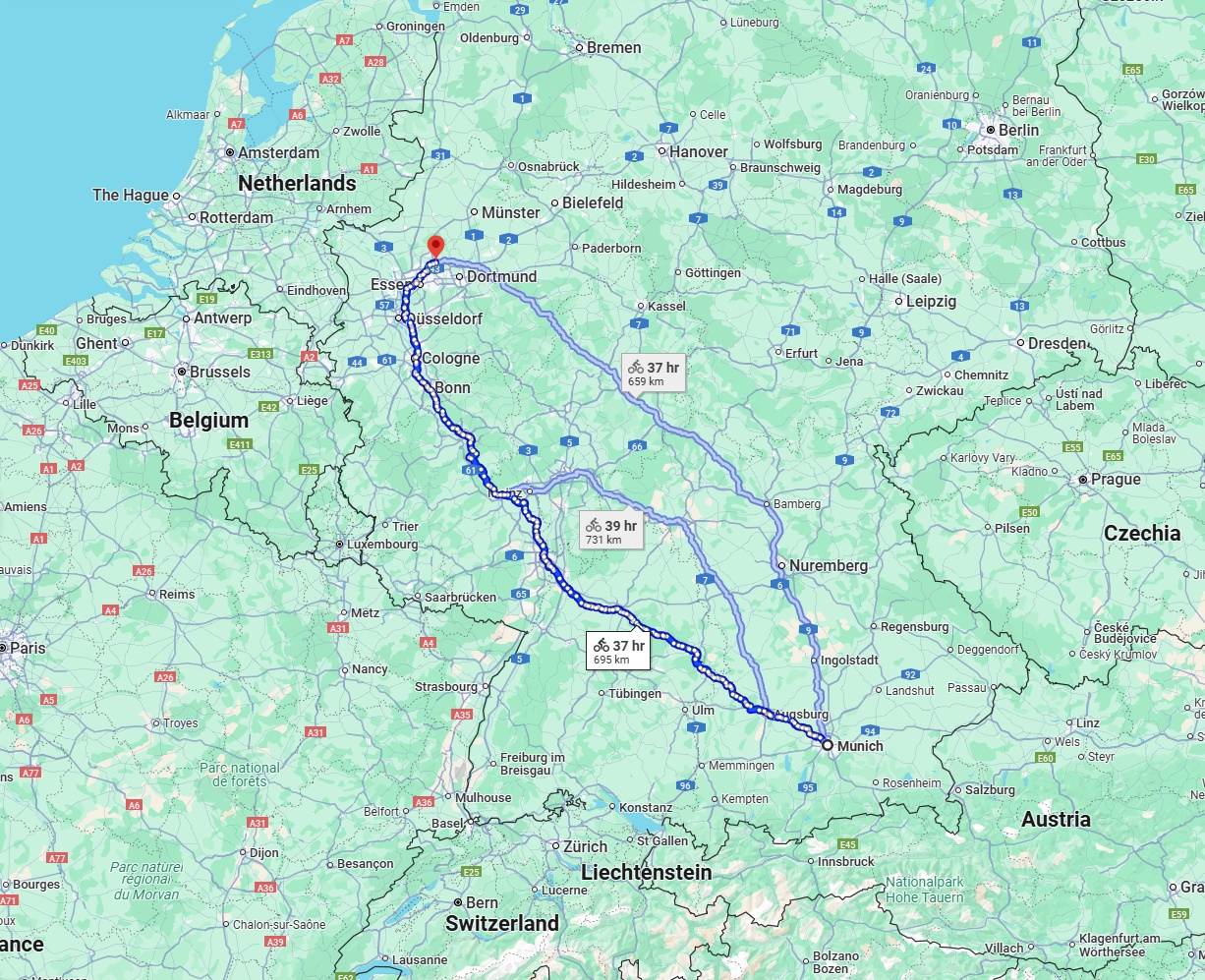 Anreise von München Zu Recklinghausen Über 