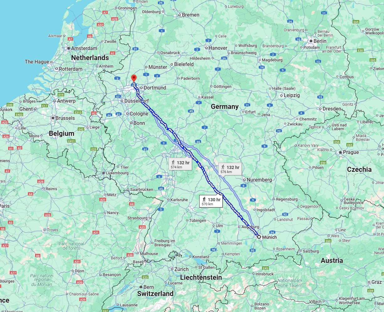 Anreise von München Zu Recklinghausen Über 