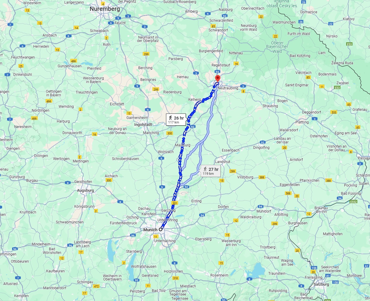 Anreise von München Zu Regensburg Über 