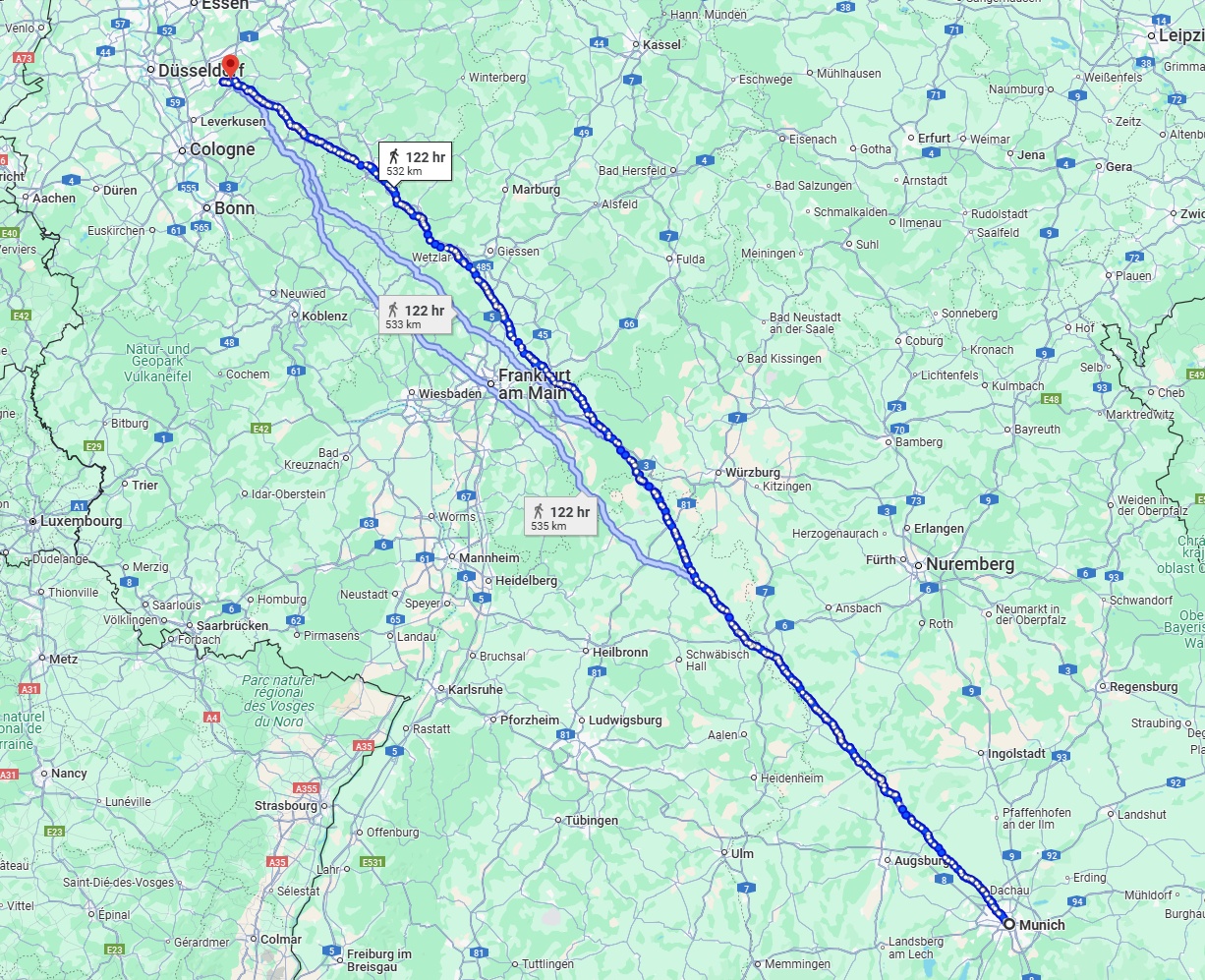 Anreise von München Zu Remscheid Über 