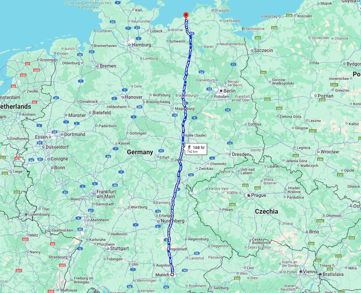 Anreise von München Zu Rostock Über 