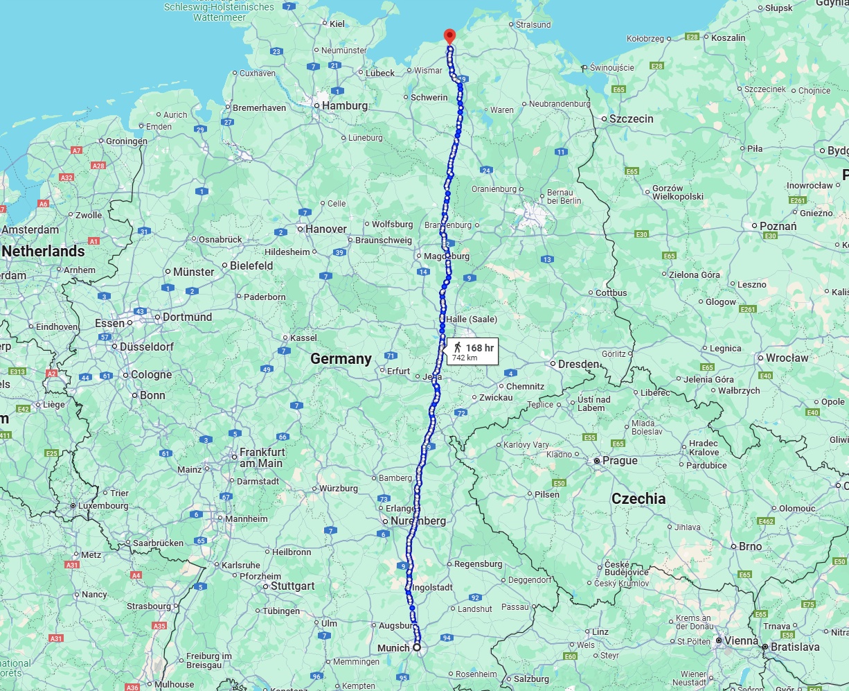 Anreise von München Zu Rostock Über 
