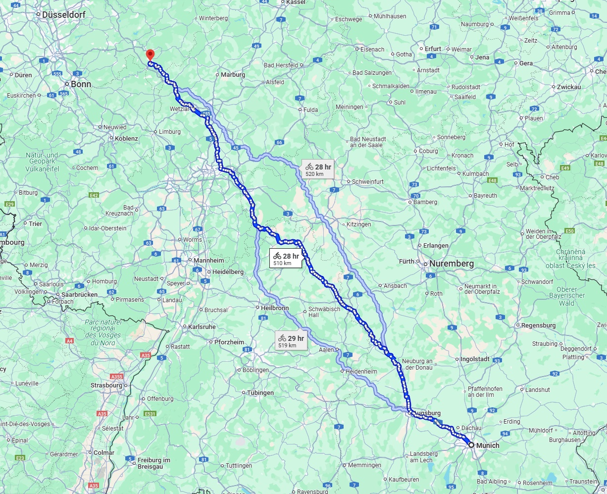 Anreise von München Zu Siegen Über 