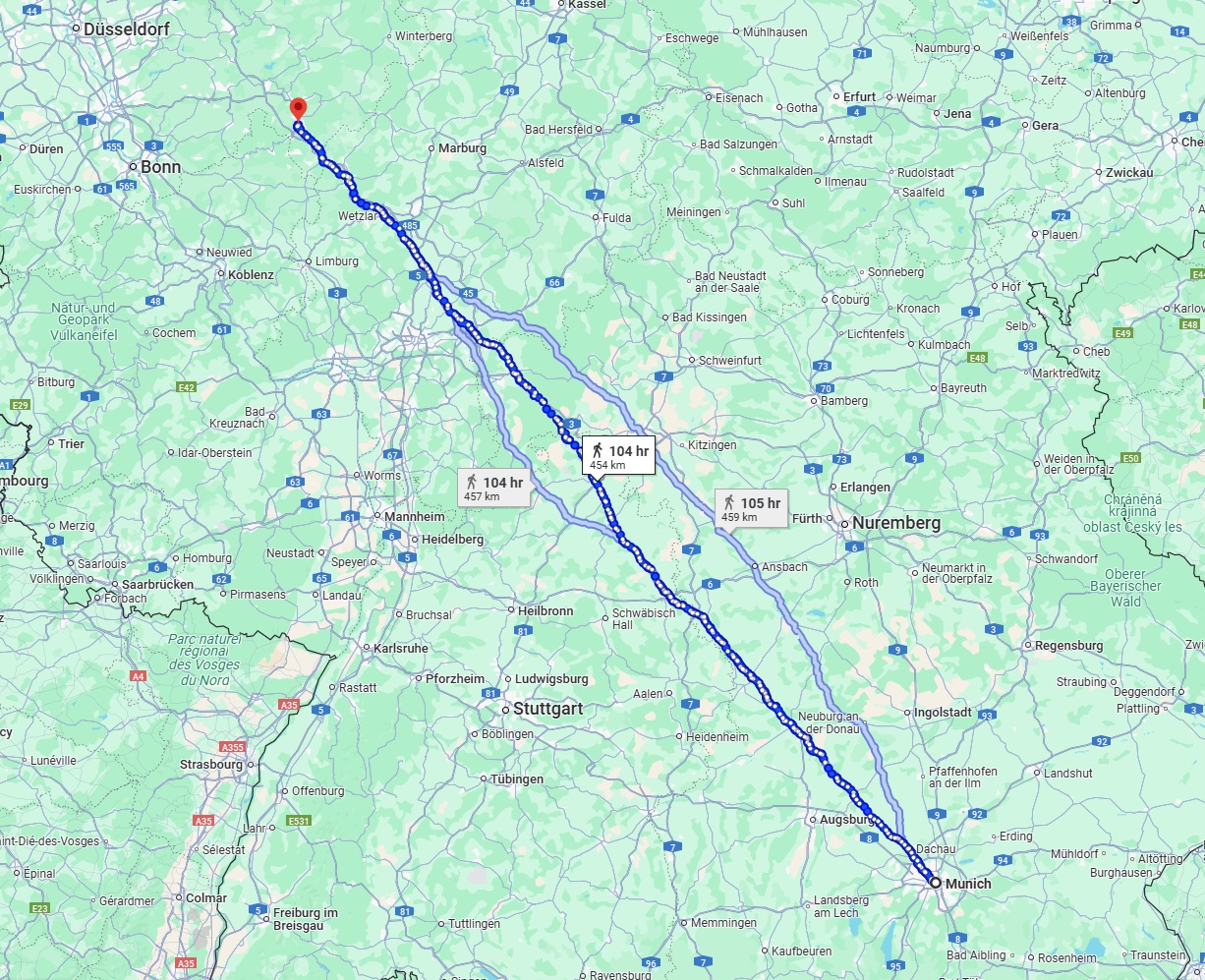 Anreise von München Zu Siegen Über 