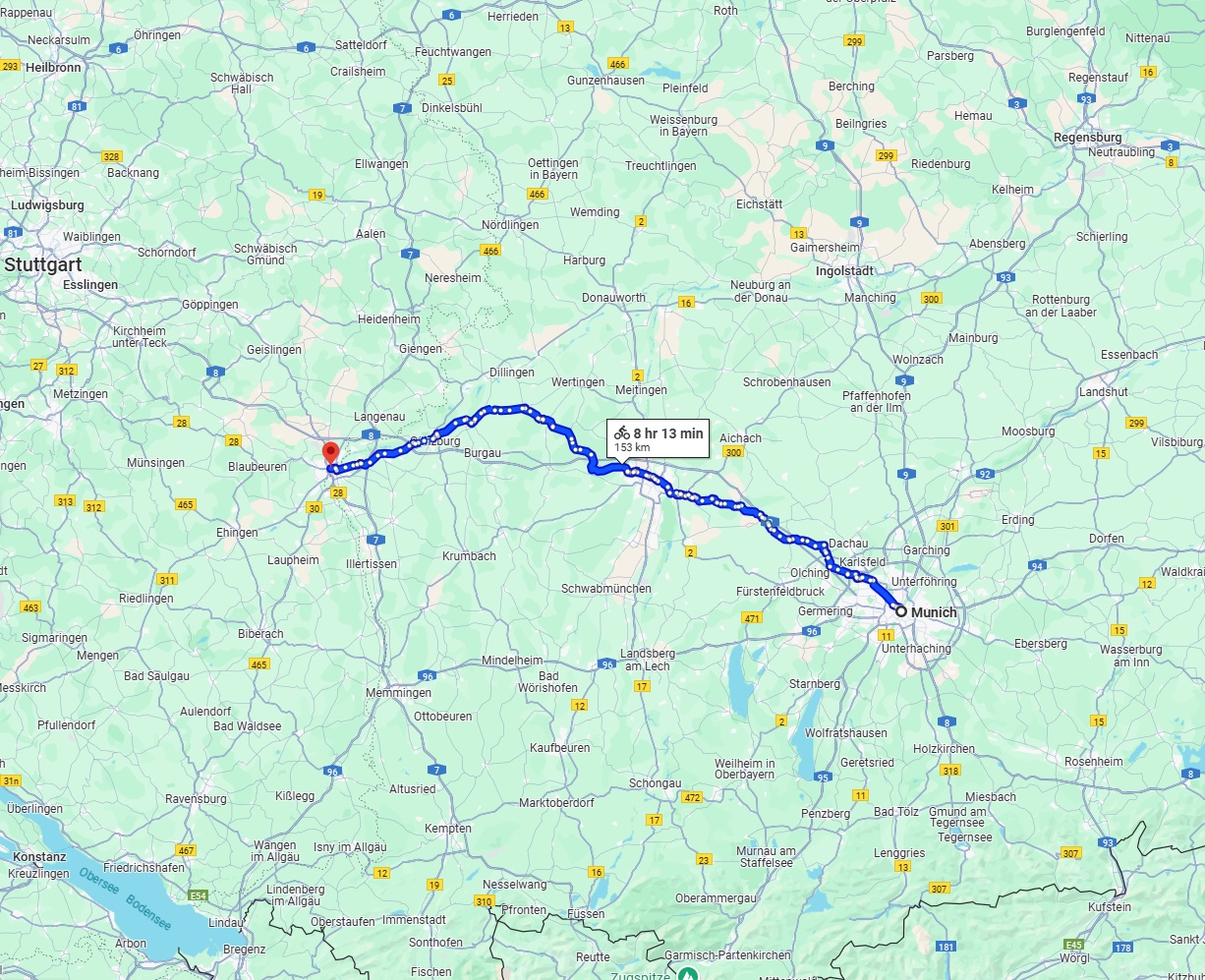 Anreise von München Zu Ulm Über 