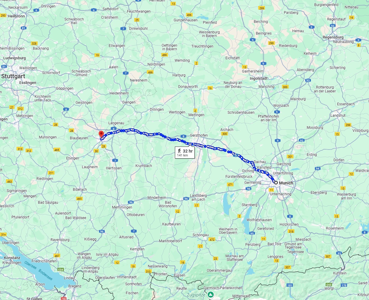 Anreise von München Zu Ulm Über 