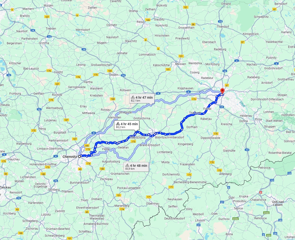 Anreise von Chemnitz Zu Dresden Über 