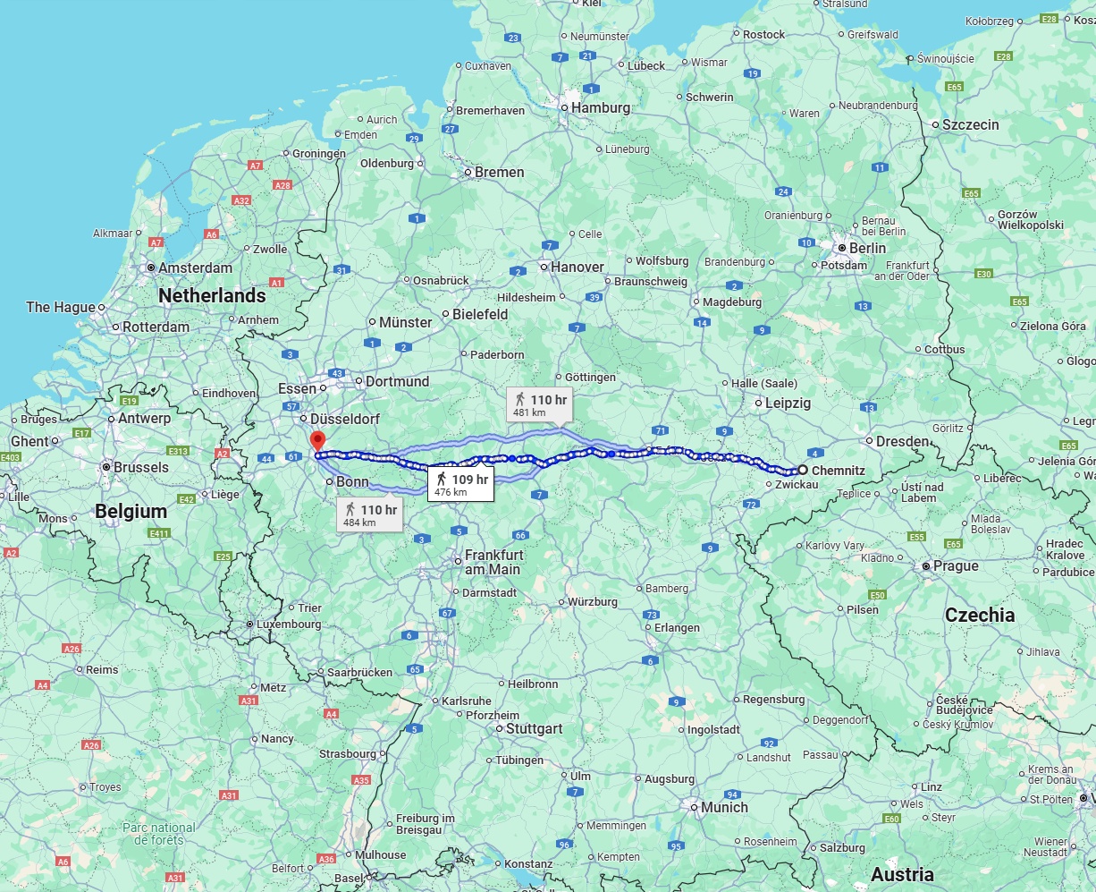 Anreise von Chemnitz Zu Köln Über 