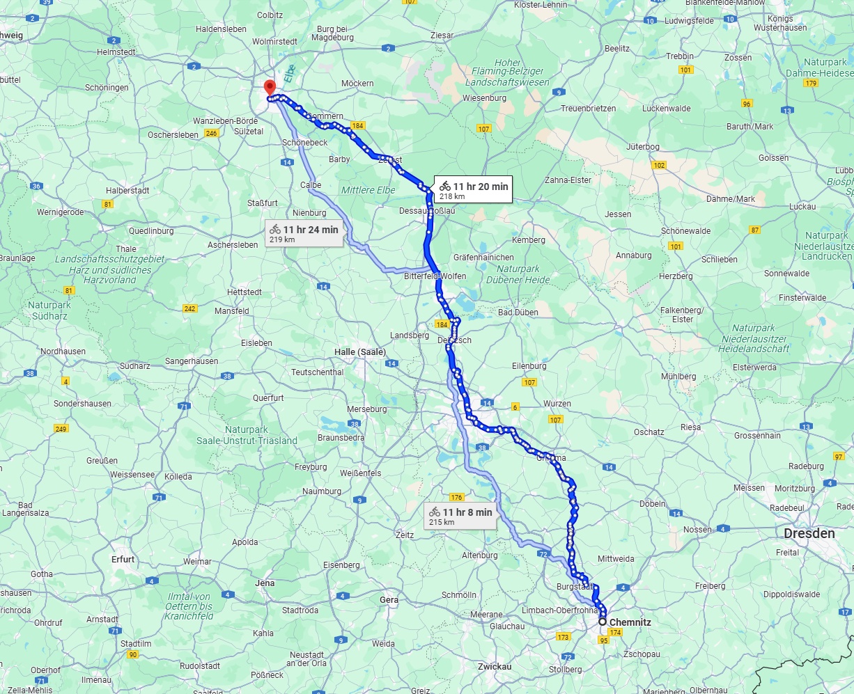 Anreise von Chemnitz Zu Magdeburg Über 