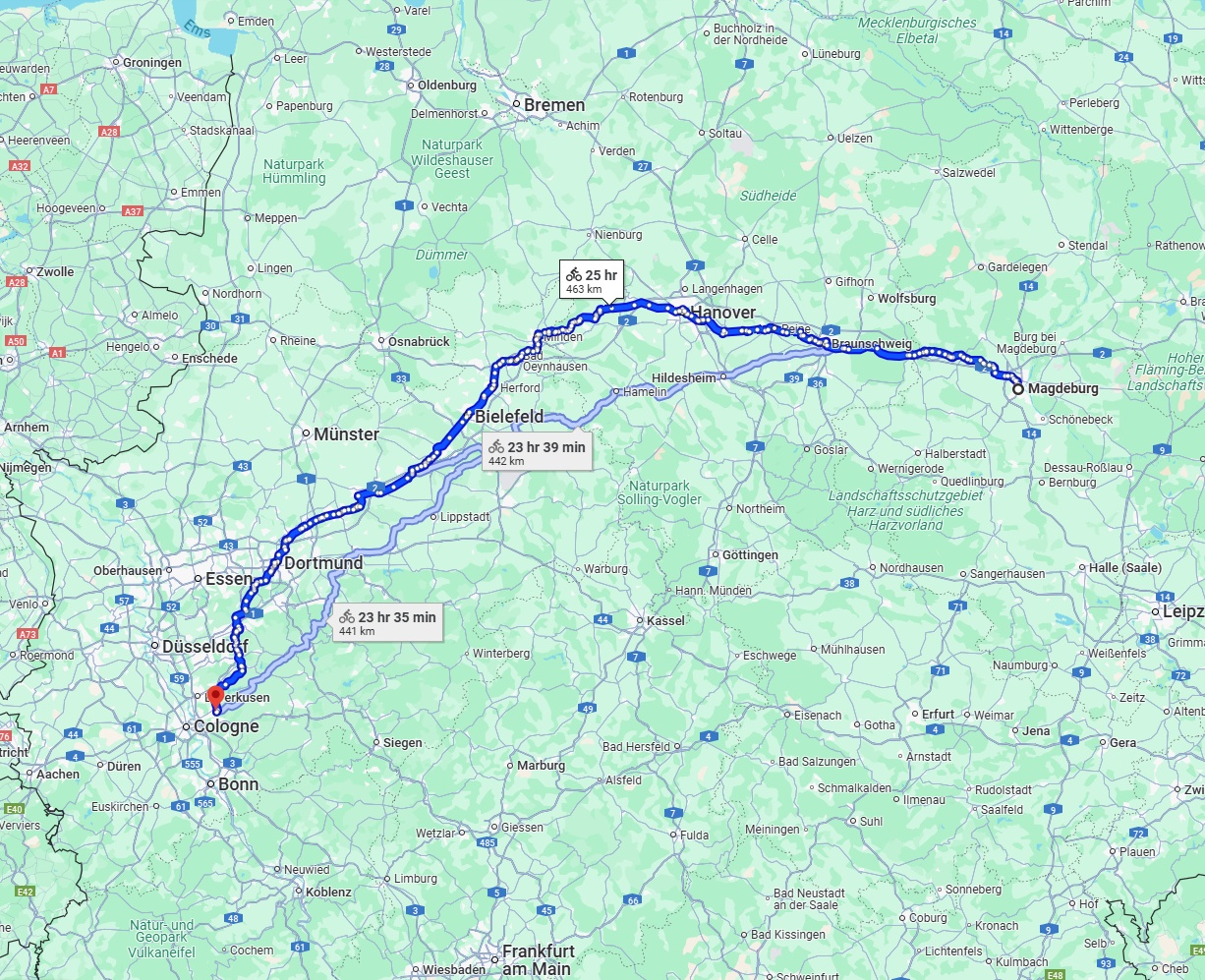 Anreise von Magdeburg Zu Bergisch Gladbach Über 