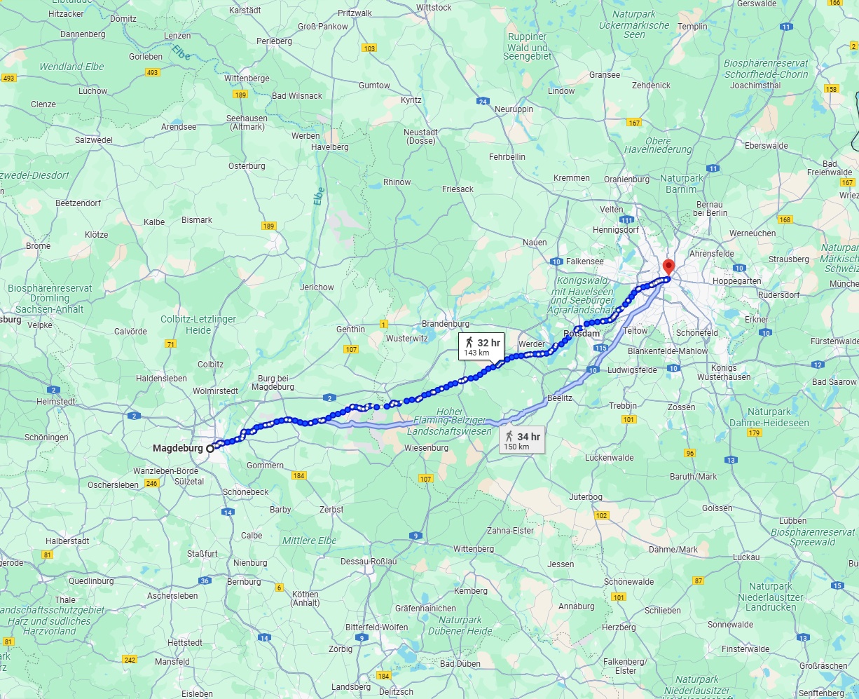 Anreise von Magdeburg Zu Berlin Über 