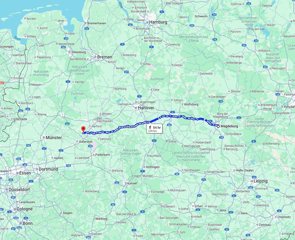 Anreise von Magdeburg Zu Bielefeld Über 