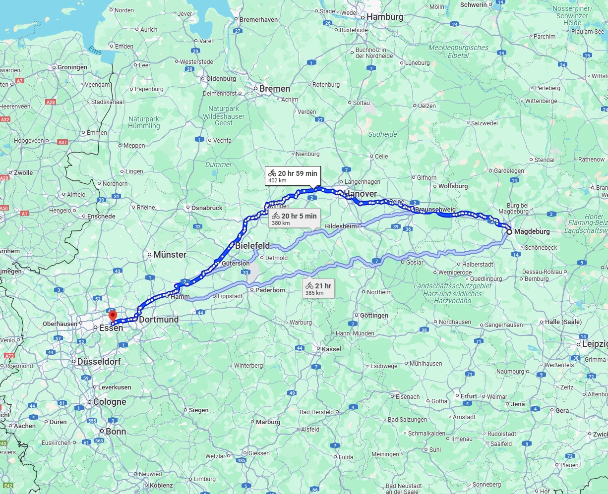 Anreise von Magdeburg Zu Bochum Über 