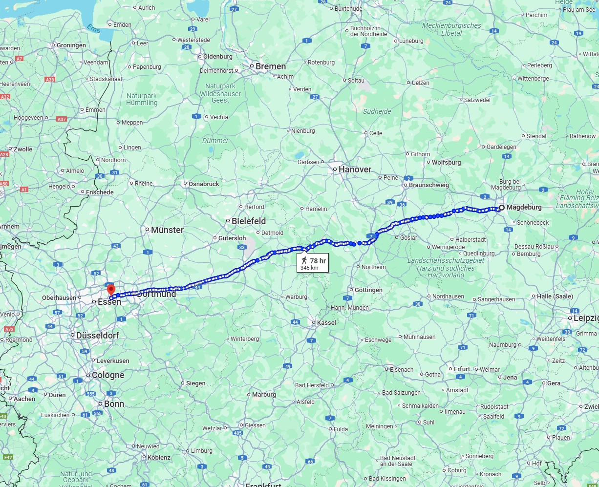 Anreise von Magdeburg Zu Bochum Über 