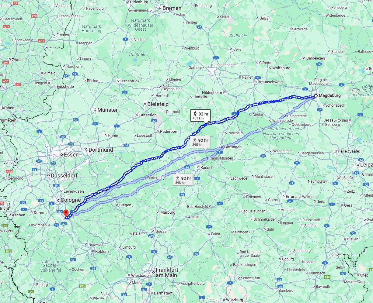 Anreise von Magdeburg Zu Bonn Über 