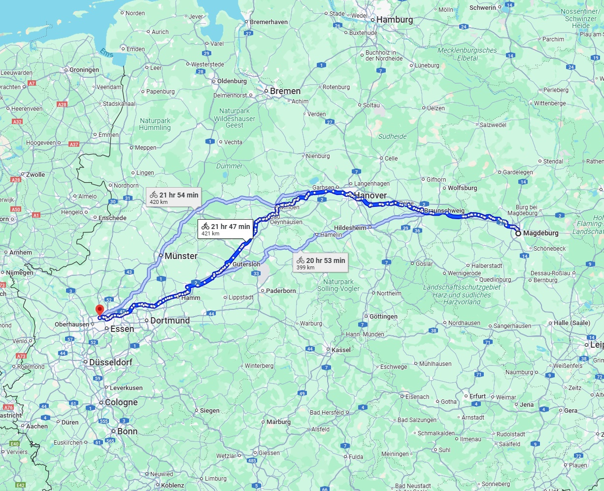 Anreise von Magdeburg Zu Bottrop Über 
