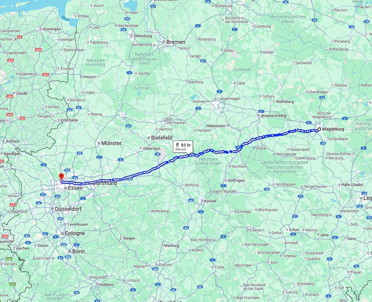 Anreise von Magdeburg Zu Bottrop Über 