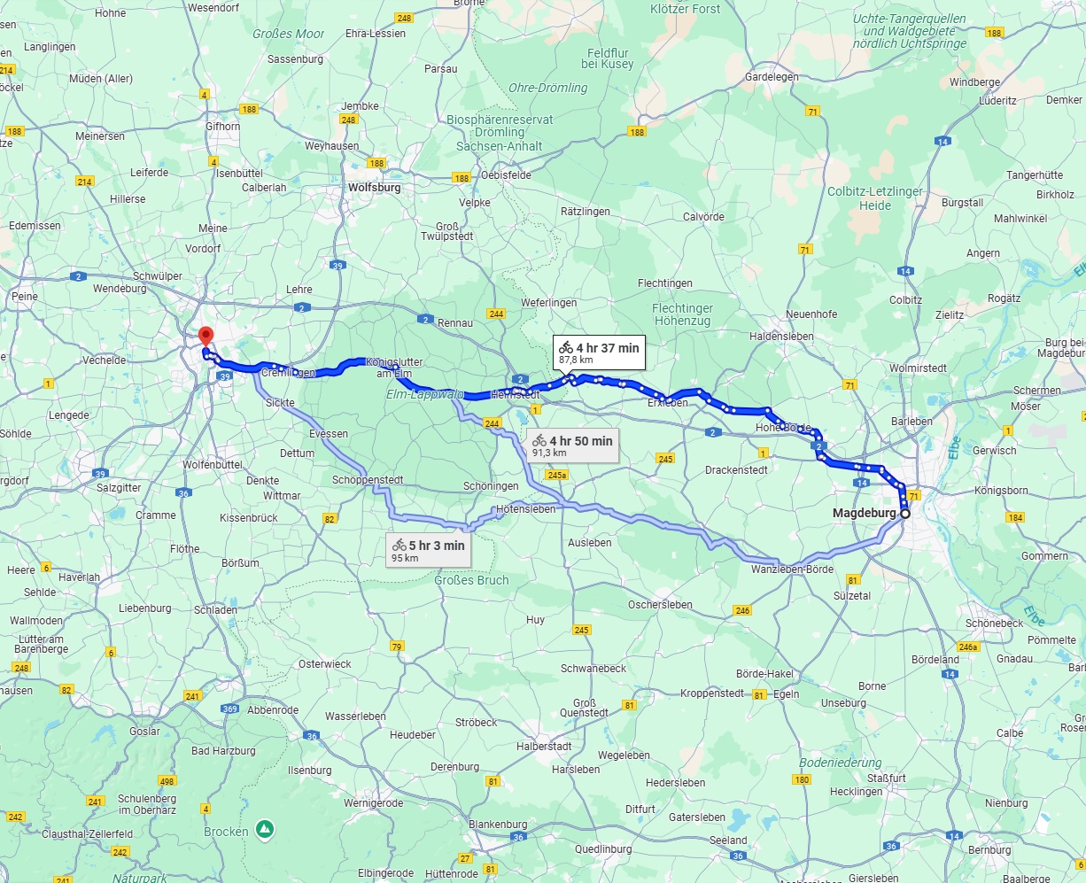 Anreise von Magdeburg Zu Braunschweig Über 