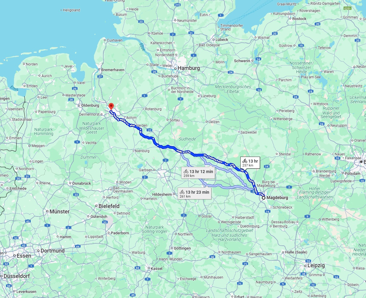 Anreise von Magdeburg Zu Bremen Über 